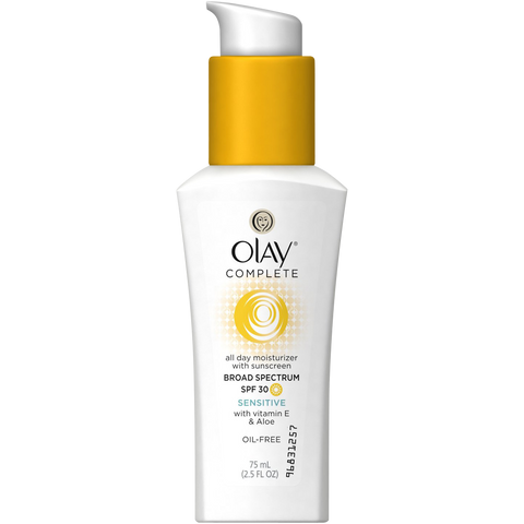 Olay Complete Daily Defense All Day Moisturizer With Sunscreen SPF30 Sensitive Skin